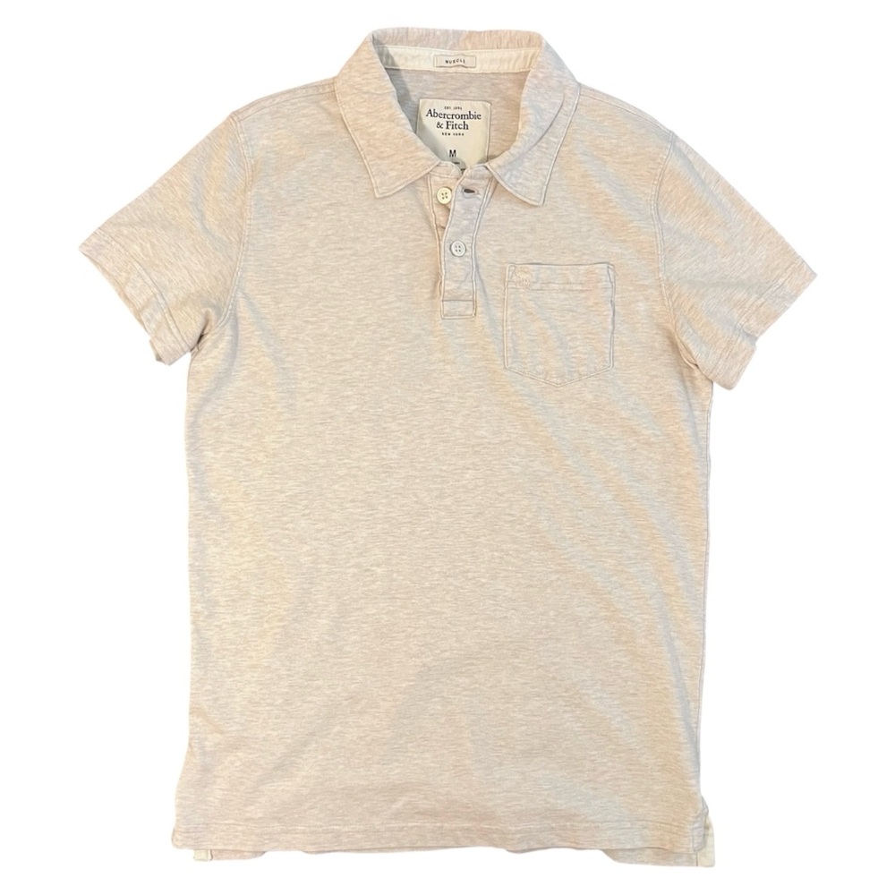 Abercrombie & Fitch | Cream/Beige Polo Shirt